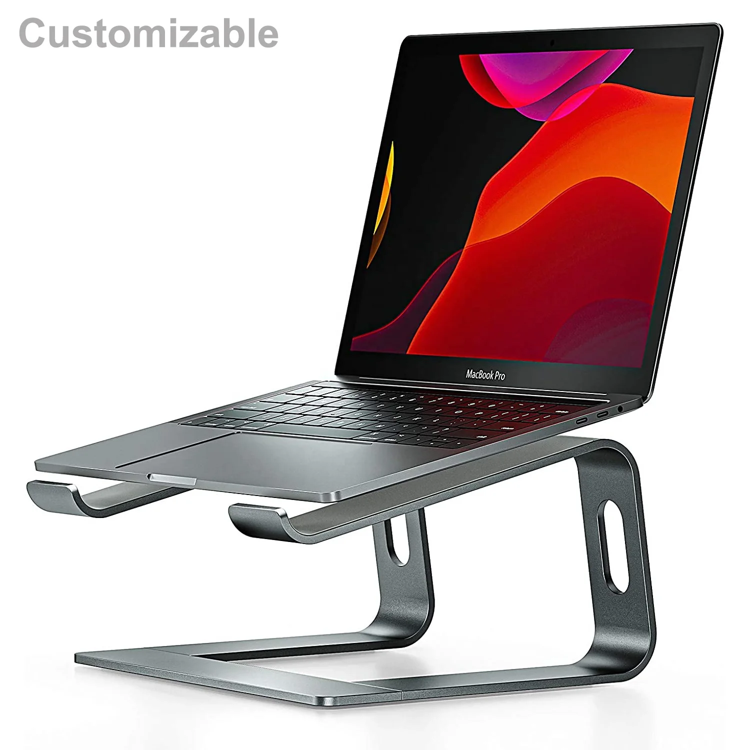 Laptop Stand Aluminum Removable Laptop Holder Ventilated Notebook Stand Compatible for 10-15.6" Notebook, Silver
Laptop Stand Aluminum Removable Laptop Holder Ventilated Notebook Stand Compatible for 10-15.6" Notebook, Silver