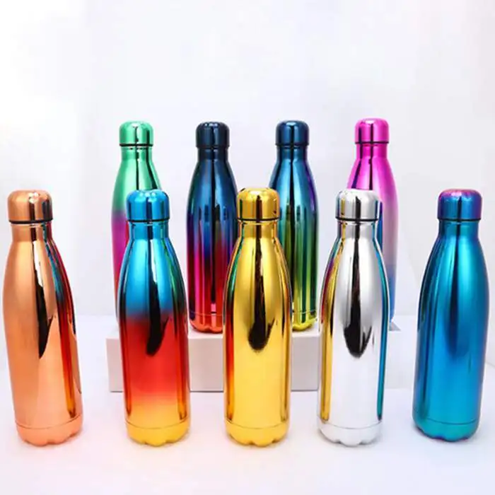 500ML Stainless Steel Mug Sport Portable Cup Coffee Beer Juice Mugs Reusable Gradient Color Coke Shape Bottle, 9 colors
500ML Stainless Steel Mug Sport Portable Cup Coffee Beer Juice Mugs Reusable Gradient Color Coke Shape Bottle, 9 colors
