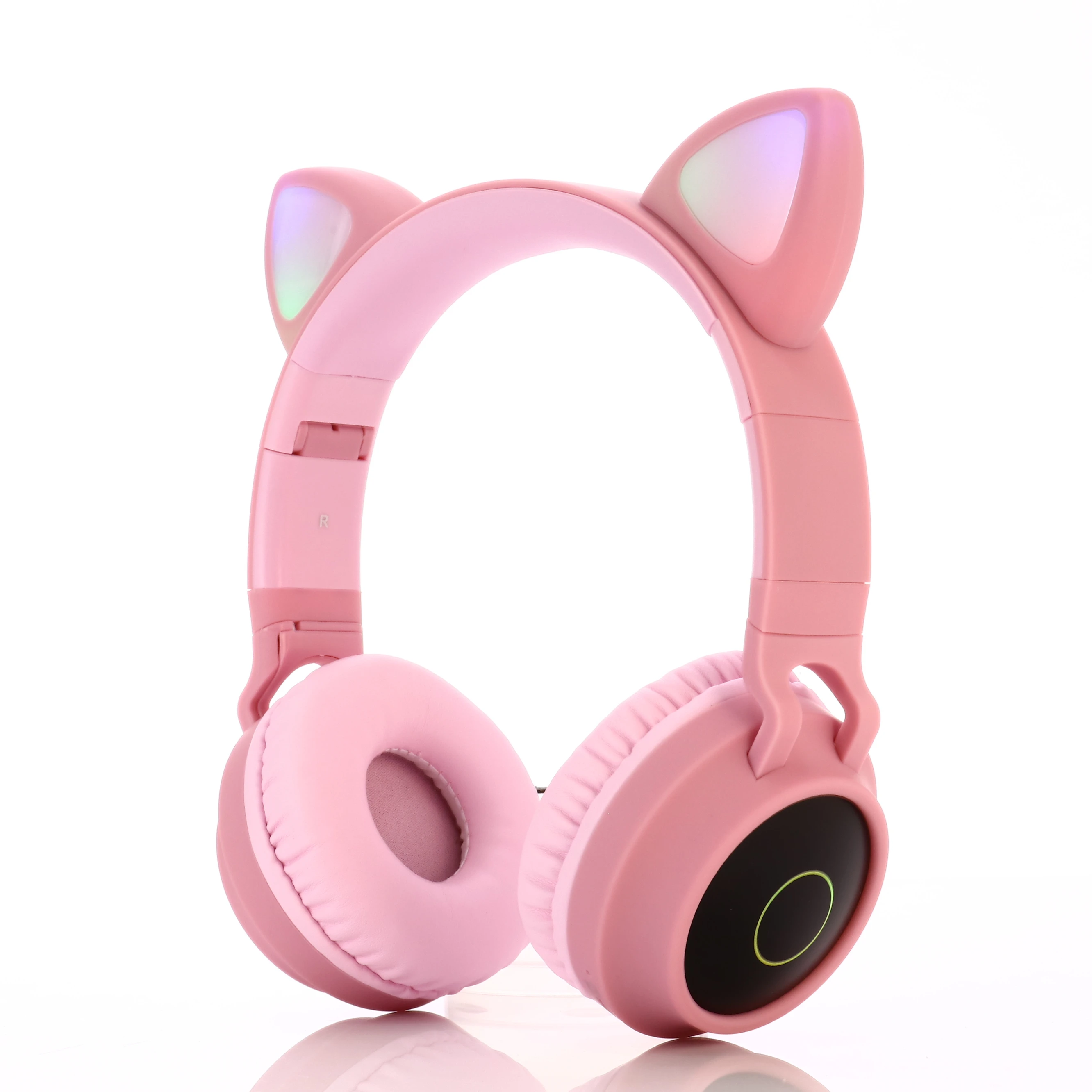 Newest BT028 Cute Cat Ear Wireless Headphone Blue-tooth 5.0 With Microphone And LED Light Headset Cute Cat Headphones For Girl
Newest BT028 Cute Cat Ear Wireless Headphone Blue-tooth 5.0 With Microphone And LED Light Headset Cute Cat Headphones For Girl