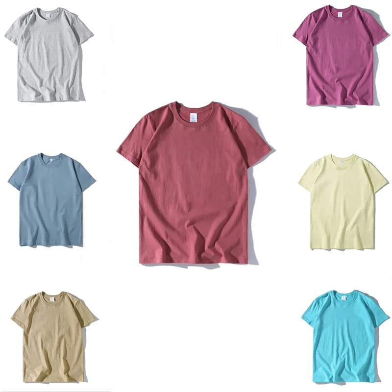 Summer 200G Cotton Loose Fit Short Sleeved Anti-pilling Men Solid Color T-Shirt Custom, Customized colors
Summer 200G Cotton Loose Fit Short Sleeved Anti-pilling Men Solid Color T-Shirt Custom, Customized colors