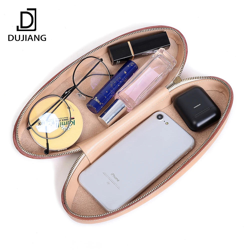 Handmade Vegetable Tanned Leather Glasses Packaging Eyeglass Case Sunglasses Box Glasses Ellip Storage box For Women and Men, Beige
Handmade Vegetable Tanned Leather Glasses Packaging Eyeglass Case Sunglasses Box Glasses Ellip Storage box For Women and Men, Beige