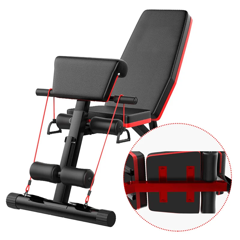 Weight Lifting Compact Weight Home Fitness Portable Bench Adjustable Bench Press, Black, red
Weight Lifting Compact Weight Home Fitness Portable Bench Adjustable Bench Press, Black, red