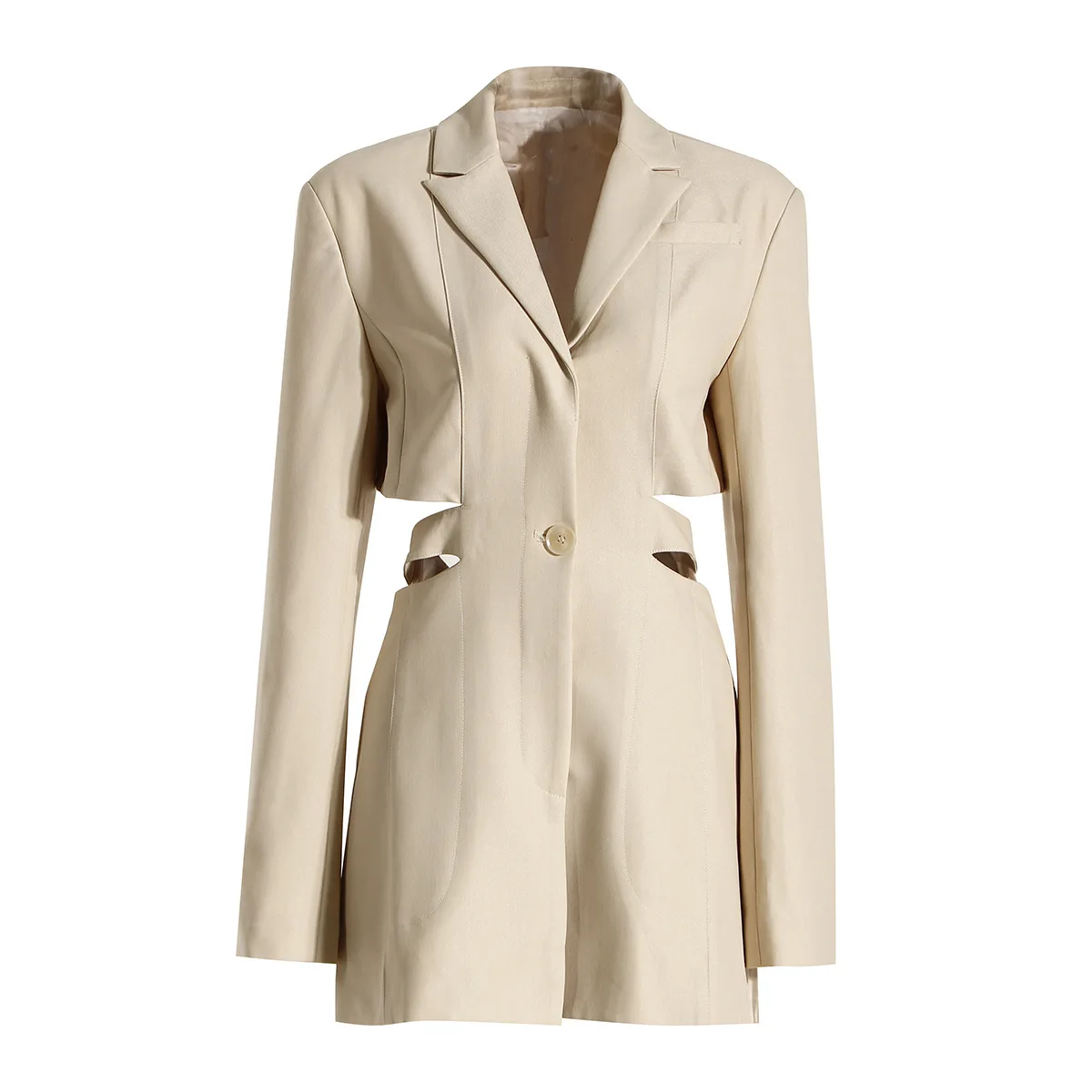 Women's Dress 2023 Spring And Summer New Personality Hollowed Out Waist Slimming One-Button Suit Dress Party Cocktail Dress
Women's Dress 2023 Spring And Summer New Personality Hollowed Out Waist Slimming One-Button Suit Dress Party Cocktail Dress