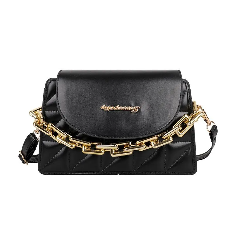 Ladies PU Leather Messenger Bag Chain Decoration Shoulder Bag Pure Color Cross-body Bag Handbag For Women
Ladies PU Leather Messenger Bag Chain Decoration Shoulder Bag Pure Color Cross-body Bag Handbag For Women