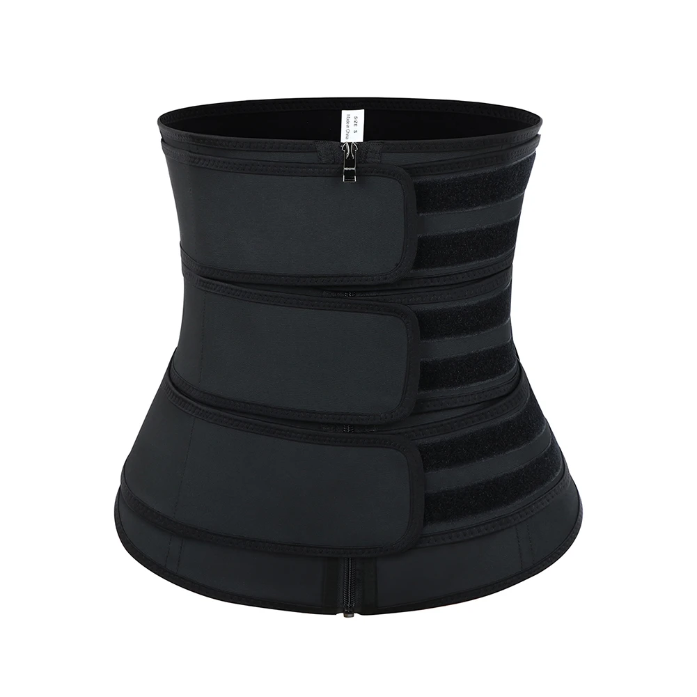 New design belted waist trainer 3 belt woman waist trainer latex waist trainer belt, Black
New design belted waist trainer 3 belt woman waist trainer latex waist trainer belt, Black