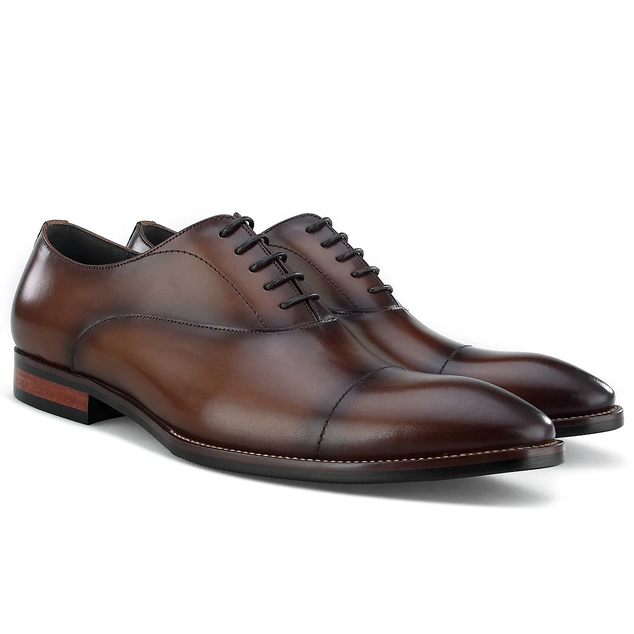 Italian SanJieTou Leather Stitching Handcrafted Brogue Shoes Men Dress Genuine Leather Shoes, Black brown
Italian SanJieTou Leather Stitching Handcrafted Brogue Shoes Men Dress Genuine Leather Shoes, Black brown