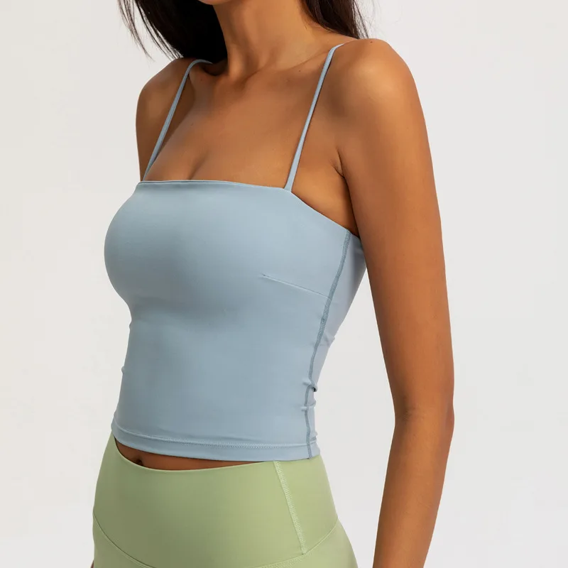 Women Gym Custom Yoga Condole Belt Tank Top Running Fitness Shockproof Workout Tank Top
Women Gym Custom Yoga Condole Belt Tank Top Running Fitness Shockproof Workout Tank Top