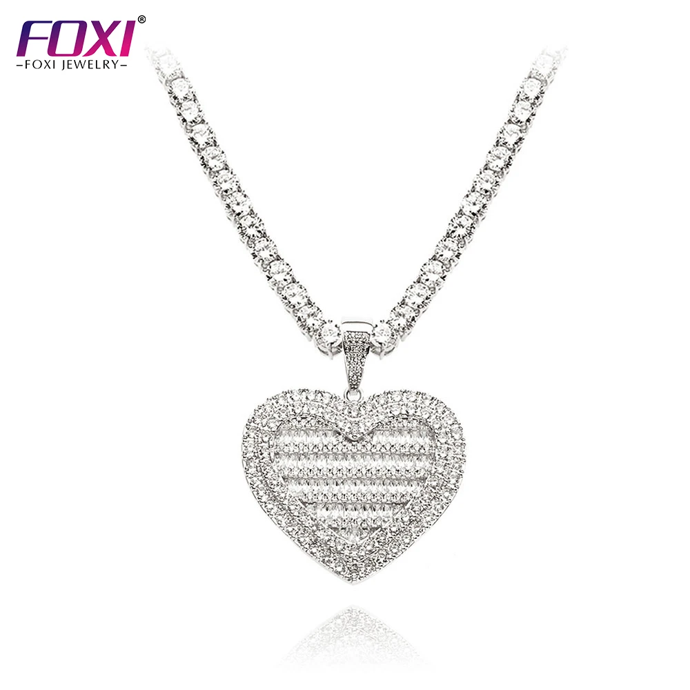 Wholesale Bling CZ Pave Jewelry Iced Out Heart Shape Gold Plated Necklace
Wholesale Bling CZ Pave Jewelry Iced Out Heart Shape Gold Plated Necklace