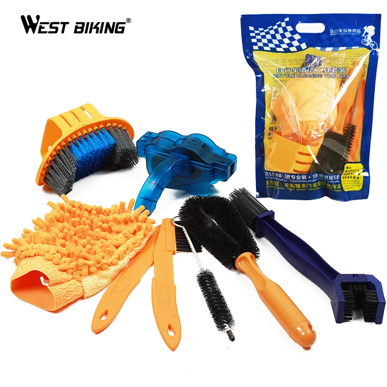 WEST BIKING Bicycle Chain Cleaner Scrubber Brushes Mountain Bike Wash Tool Set Cycling Cleaning Kit Bicycle Tools Set, Yellow
WEST BIKING Bicycle Chain Cleaner Scrubber Brushes Mountain Bike Wash Tool Set Cycling Cleaning Kit Bicycle Tools Set, Yellow
