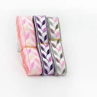 New style 33MM jacquard woven webbing custom jacquard nylon webbing