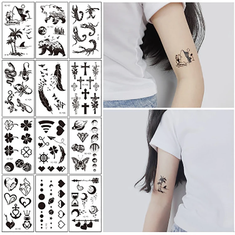 2020 New Environmentally Friendly Waterproof Black Small Fresh Fashion Arm Tattoo Stickers
2020 New Environmentally Friendly Waterproof Black Small Fresh Fashion Arm Tattoo Stickers