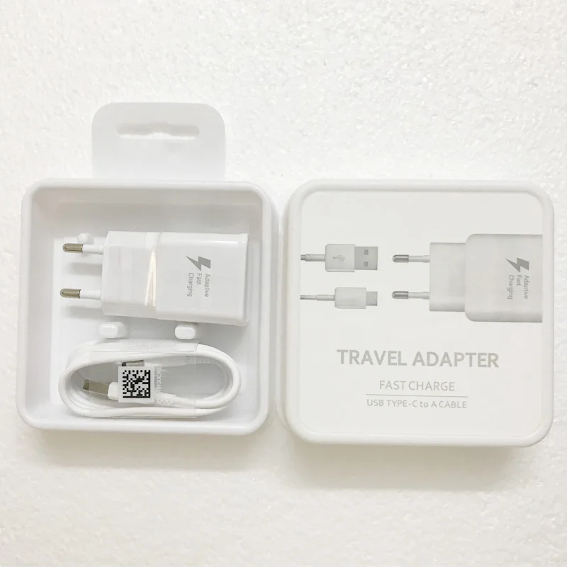 fast charger with type c usb cable for samsung s10 with original 2 in 1 box package, Black
fast charger with type c usb cable for samsung s10 with original 2 in 1 box package, Black