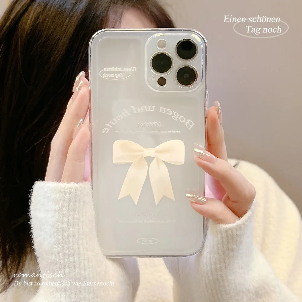 White bow tpu transparent Soft Phone Case for Apple iPhone13 pro max 12 pro 11 X XS XS MAX
White bow tpu transparent Soft Phone Case for Apple iPhone13 pro max 12 pro 11 X XS XS MAX