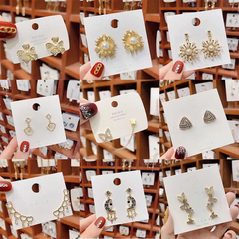 PUSHI S925 silver needle fashion girls gift simple stud earrings pearl heart earring jewelry wholesale earrings mix
PUSHI S925 silver needle fashion girls gift simple stud earrings pearl heart earring jewelry wholesale earrings mix