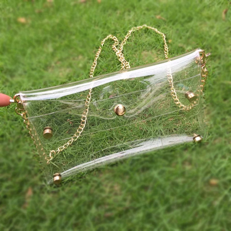 Transparent Crossbody Purse PVC Clutch Messenger Bags Transparent Clear Women Chain Shoulder Bag DOM111395, As pictures
Transparent Crossbody Purse PVC Clutch Messenger Bags Transparent Clear Women Chain Shoulder Bag DOM111395, As pictures