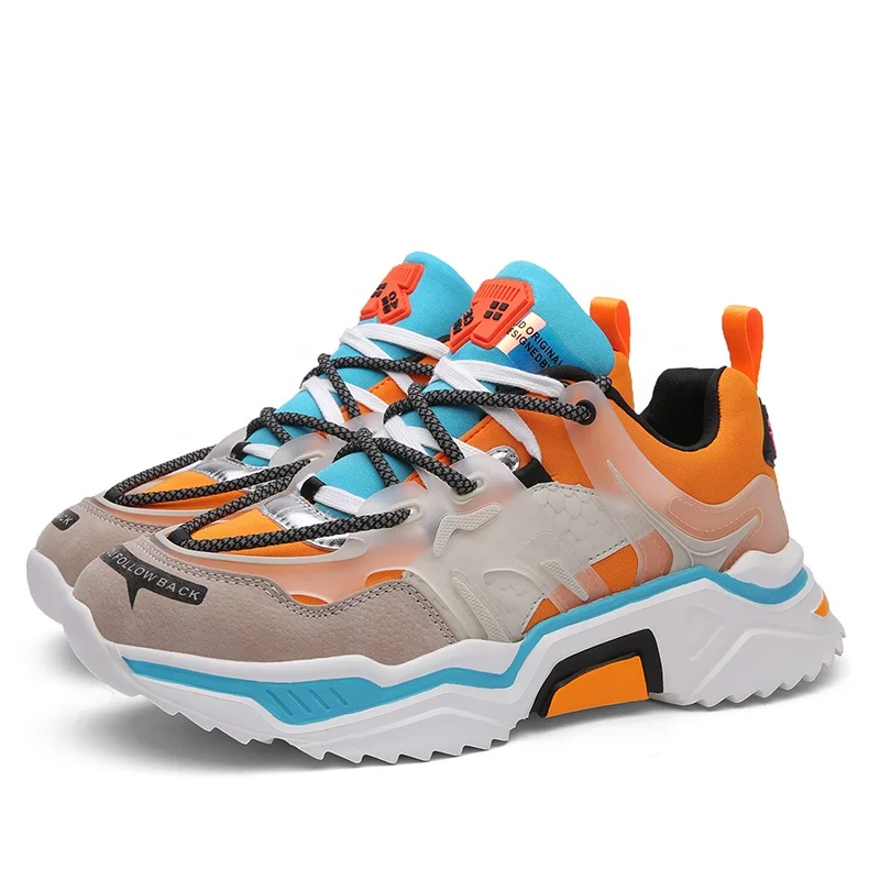 Soft Sole Colorful Upper Reflective Glistening Shoelaces Fashion Sneakers Chunky Shoes for Men
Soft Sole Colorful Upper Reflective Glistening Shoelaces Fashion Sneakers Chunky Shoes for Men