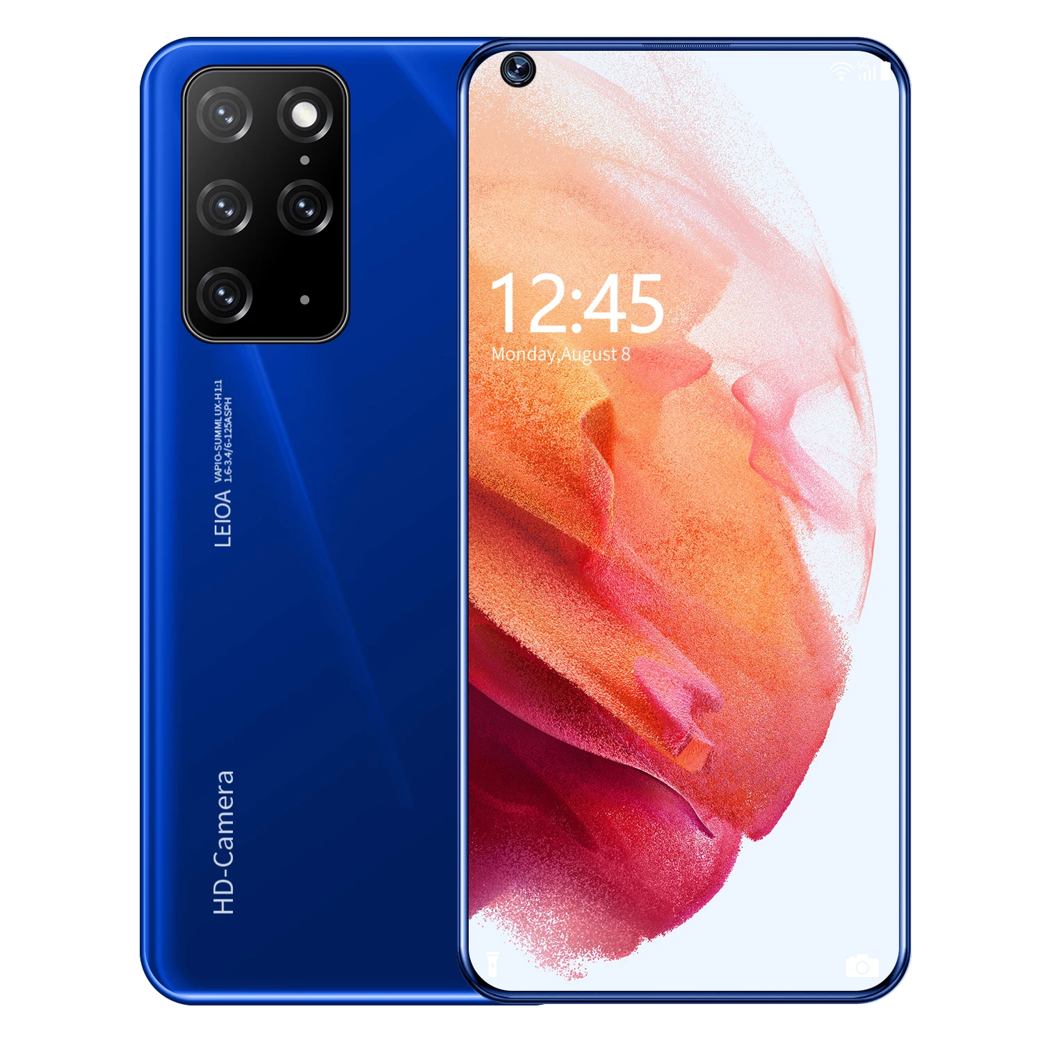 Sansung S20+ Pro 7.2 inch big screen 5G MTK6889 Face Unlocking Android smart phones Gaming mobile phones, Blue,green,black
Sansung S20+ Pro 7.2 inch big screen 5G MTK6889 Face Unlocking Android smart phones Gaming mobile phones, Blue,green,black