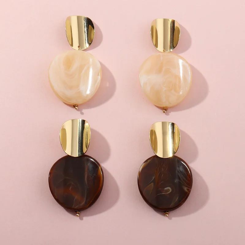 Wholesale fashion geometric oval earrings gold geometric earrings Stud Earrings Gold Plated For Women
Wholesale fashion geometric oval earrings gold geometric earrings Stud Earrings Gold Plated For Women
