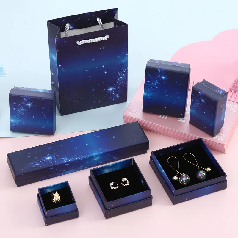 R.GEM. Wholesale Ins Starry Sky New Dark Blue stock Paper Tote Bag Jewelry Storage Box
R.GEM. Wholesale Ins Starry Sky New Dark Blue stock Paper Tote Bag Jewelry Storage Box
