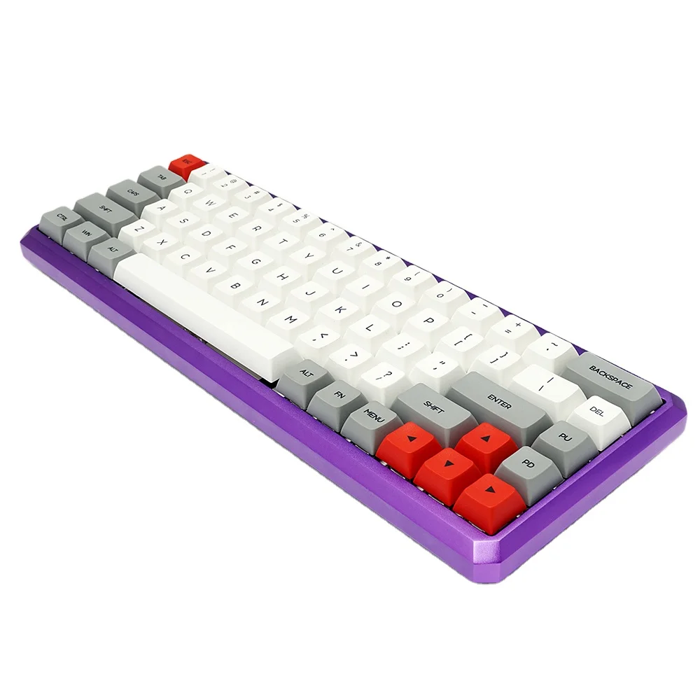 OEM GK68XS free combination with satelite switch wireless 60% hotswappable mechanical keyboard Kit, Black white
OEM GK68XS free combination with satelite switch wireless 60% hotswappable mechanical keyboard Kit, Black white