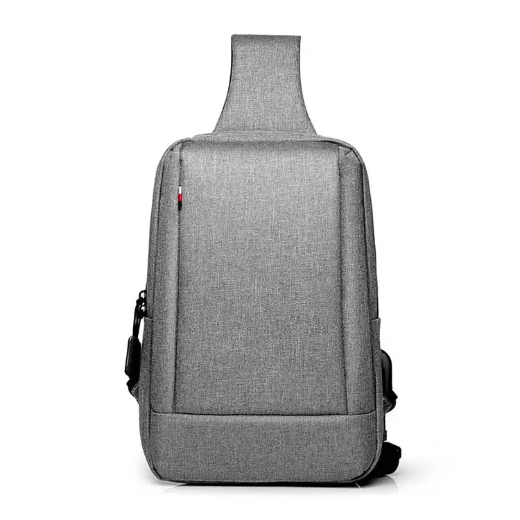 B005 Wholesale polyester men women chest bag USB single shoulder sling bag custom sling bag
B005 Wholesale polyester men women chest bag USB single shoulder sling bag custom sling bag
