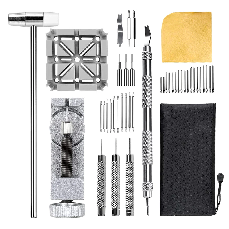 Watch Band Strap Link Pins Remover Repair Tool Spring Bar Tool Set Watch Adjustment Tool Band Replacement
Watch Band Strap Link Pins Remover Repair Tool Spring Bar Tool Set Watch Adjustment Tool Band Replacement