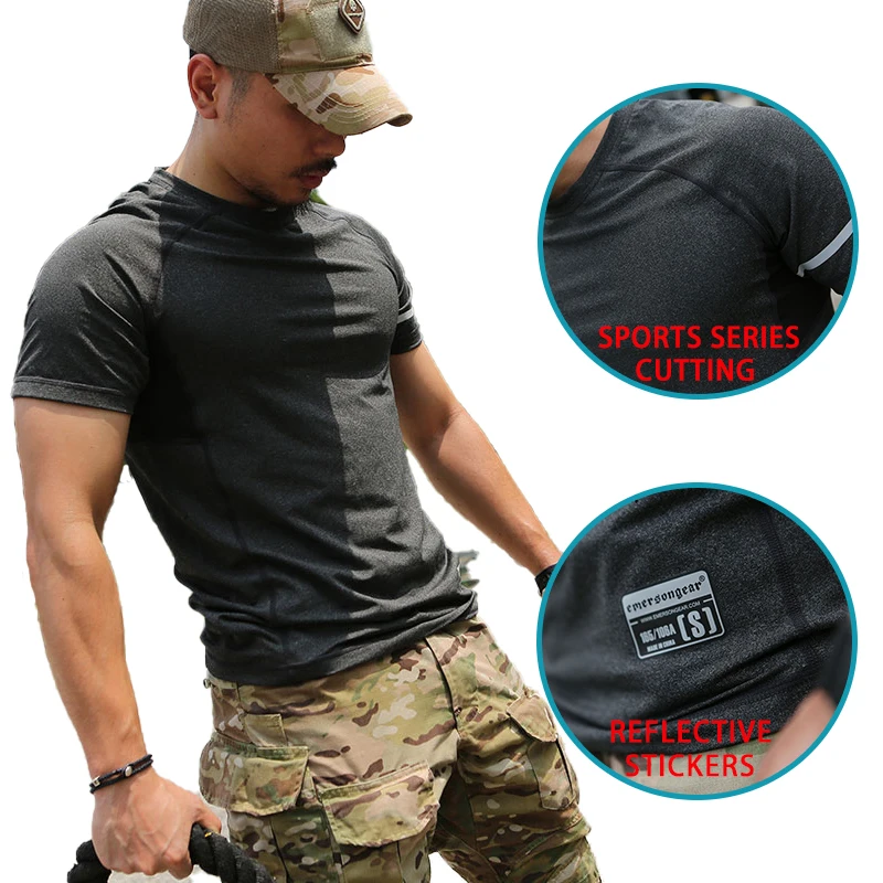 Emersongear Tactical Running T-Shirts Custom Sports Fitness Shirt Dry Fit Men Gym Wear Sports T Shirts
Emersongear Tactical Running T-Shirts Custom Sports Fitness Shirt Dry Fit Men Gym Wear Sports T Shirts
