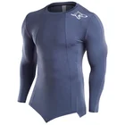 New Tights Gym Tshirt Fitness Clothing Gym Sport Wear Custom Mens Long Sleeve T Shirts With Low Price