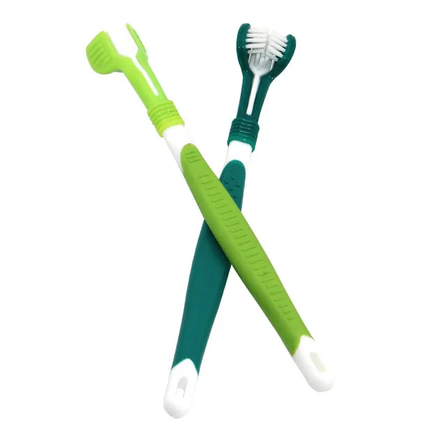 Wholesale Three-head Multi-angle Large Dog Teeth Cleaning Pet Dog Toothbrush, Green,dark green,orange,red/blue,,black/yellow
Wholesale Three-head Multi-angle Large Dog Teeth Cleaning Pet Dog Toothbrush, Green,dark green,orange,red/blue,,black/yellow