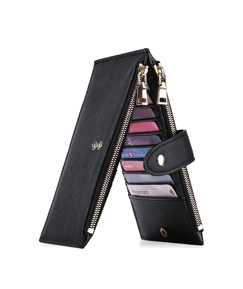 Wholesale Vintage Women Double Zipper Wallet Wallet Women PU Leather Wallet, Customized color
Wholesale Vintage Women Double Zipper Wallet Wallet Women PU Leather Wallet, Customized color