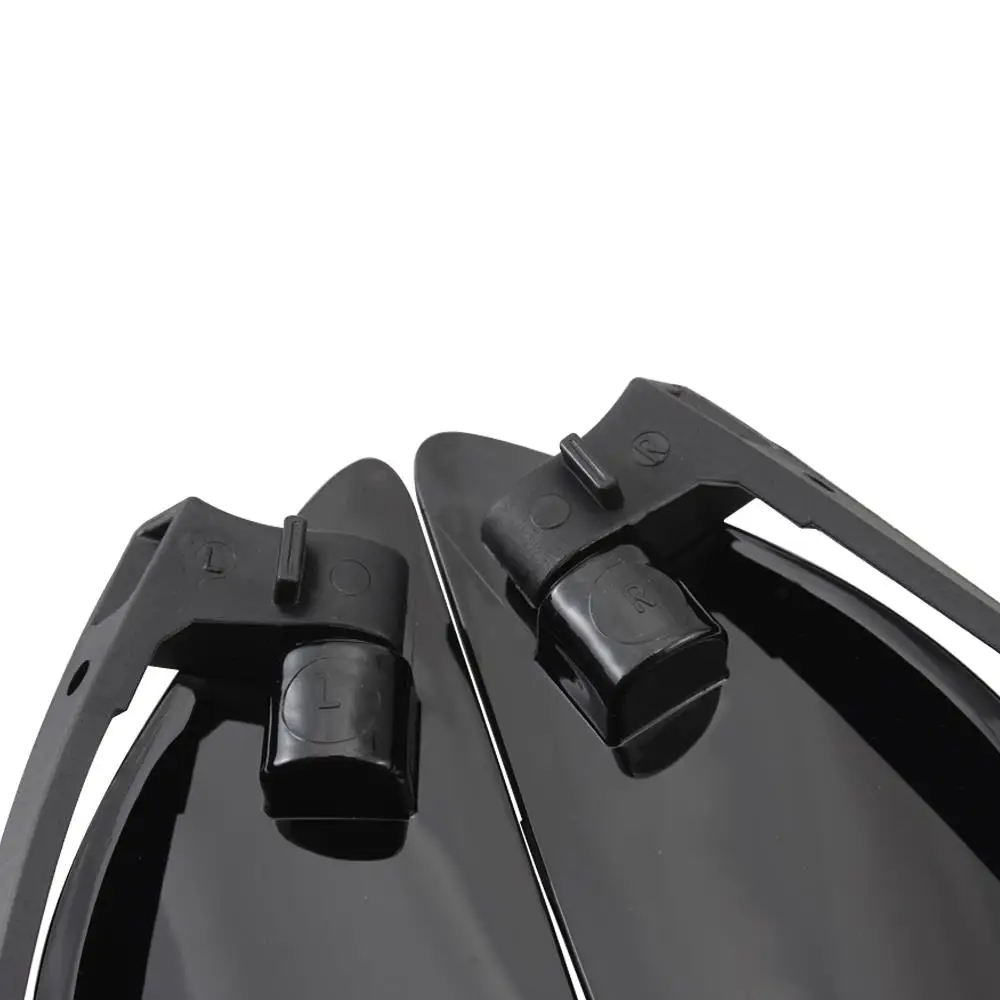 Black Side Wings Wind Air Deflectors Fit For Harley Touring Street Glide FLHX Electra Glide FLHTP Ultra Limited 2014-2020