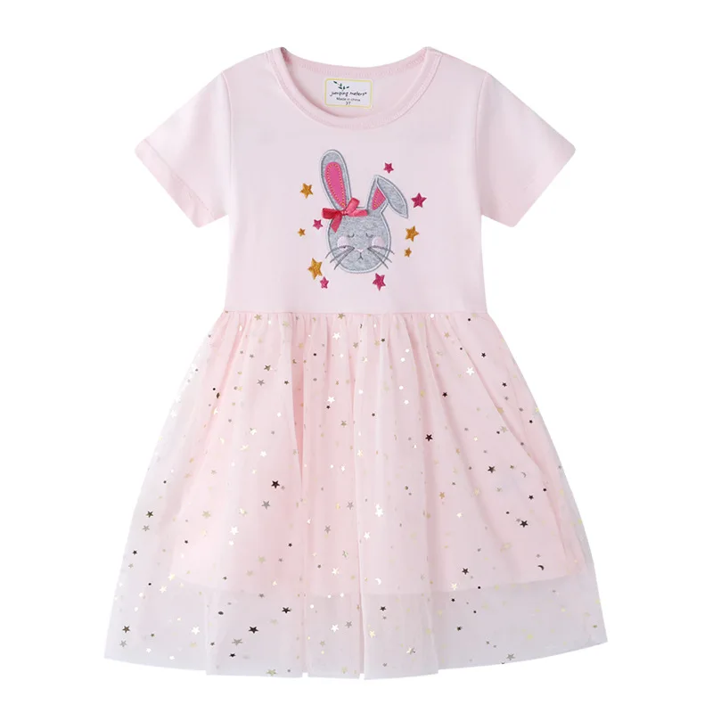 New Arrives Pink Rabbit Short Sleeve Girls' Lace Dress Little Girl Summer Cotton Dresses
New Arrives Pink Rabbit Short Sleeve Girls' Lace Dress Little Girl Summer Cotton Dresses
