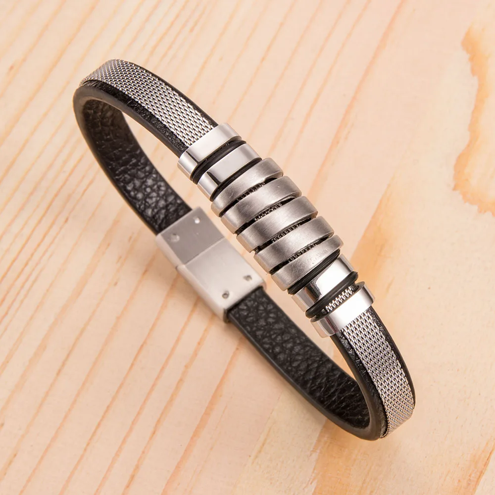 stainless steel手环,stainlesssteel手表 men"s personality stainless steel mesh magnetic high quality