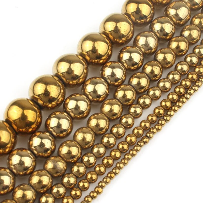 Wholesale 2/3/4/6/8/10 mm Gold Color Hematite Round Loose Stone Beads for Jewelry Making Diy
Wholesale 2/3/4/6/8/10 mm Gold Color Hematite Round Loose Stone Beads for Jewelry Making Diy