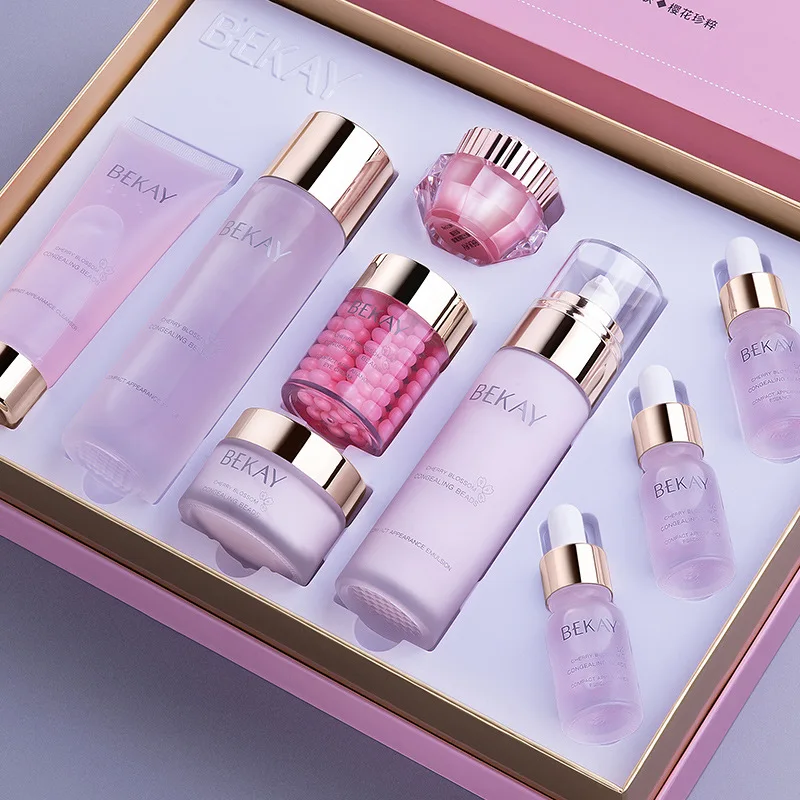 9 Pcs Idado De La Piel Cherry Blossom Facial Cleanser Eye Cream Beauty Skincare Set Gift Kit Moisturize Anti Aging Skin Care Set
9 Pcs Idado De La Piel Cherry Blossom Facial Cleanser Eye Cream Beauty Skincare Set Gift Kit Moisturize Anti Aging Skin Care Set
