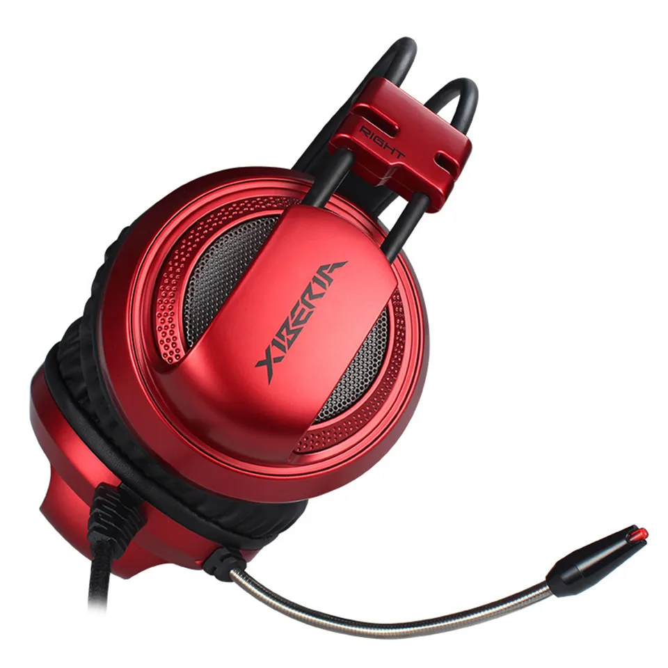 XIBERIA V10 USB PC Stereo Wired Gaming Headset for PS4 Xbox One Xbox 360 Nintendo Gamer Headphones, Red black
XIBERIA V10 USB PC Stereo Wired Gaming Headset for PS4 Xbox One Xbox 360 Nintendo Gamer Headphones, Red black