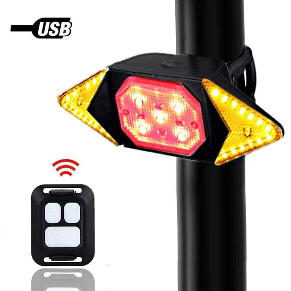 Smart Intelligent Remote Safety Warning Wireless USB Rechargeable Bike Signal Light Bicycle Tail Light, Red/yellow/blue
Smart Intelligent Remote Safety Warning Wireless USB Rechargeable Bike Signal Light Bicycle Tail Light, Red/yellow/blue