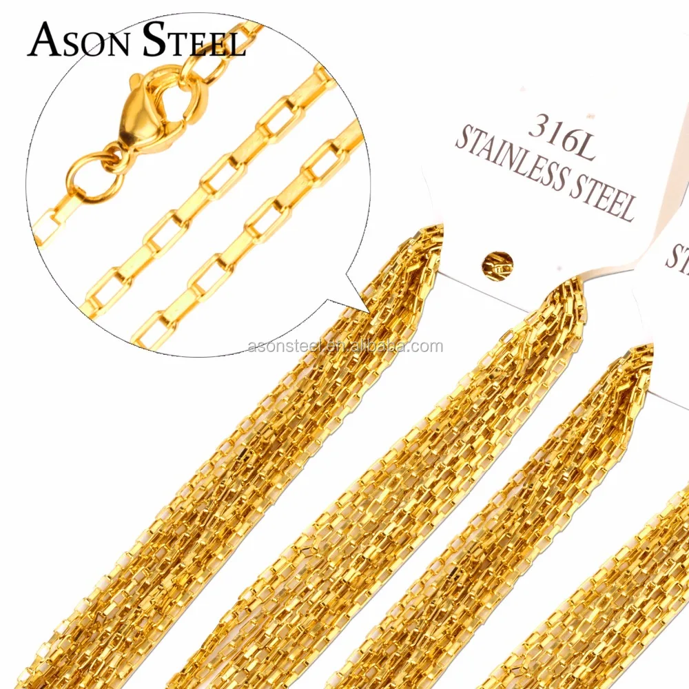 Cable Necklace Stainless Steel Chain Toggle Link Clasp Gold Colored Silver Gift Promotion Wholesale Artificial jewelry
Cable Necklace Stainless Steel Chain Toggle Link Clasp Gold Colored Silver Gift Promotion Wholesale Artificial jewelry