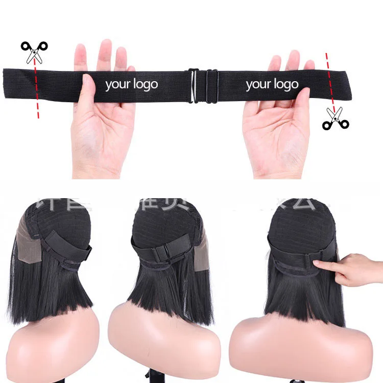 30pcs Custom logo adjustable elastic band for wigs making, Black white colored multi
30pcs Custom logo adjustable elastic band for wigs making, Black white colored multi