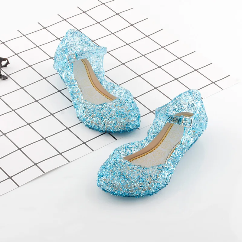 Summer Frozen Girls Sandals Cinderella Crystal Shoes Children High Heel Princess Shoes PVC
Summer Frozen Girls Sandals Cinderella Crystal Shoes Children High Heel Princess Shoes PVC