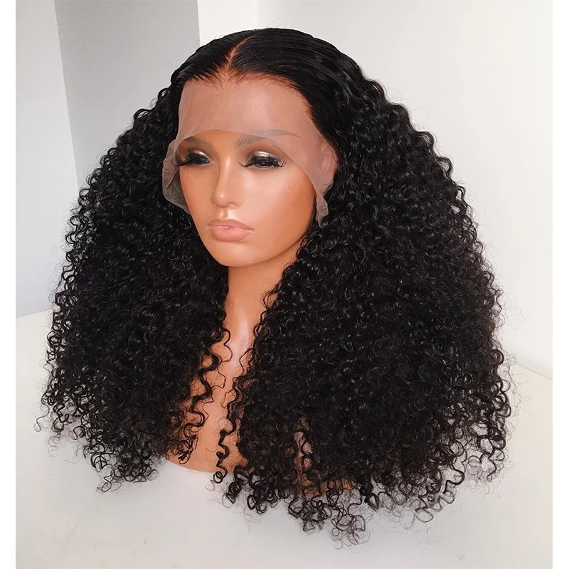 High Density Thick Kinky Curly Human Hair Wigs Natural Black Color T Part Wig For Sale 
High Density Thick Kinky Curly Human Hair Wigs Natural Black Color T Part Wig For Sale