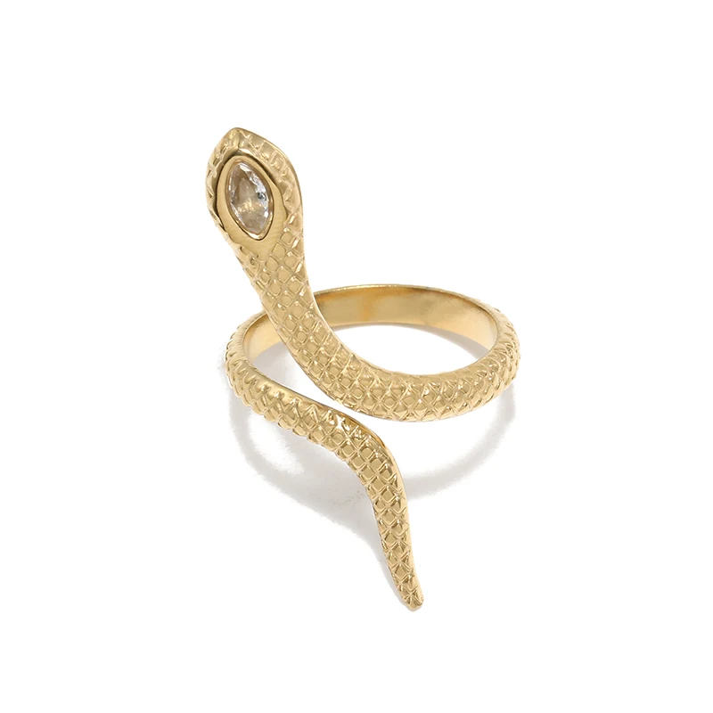 Unique Design Snake Ring Stainless Steel,Men Dainty Rings Gold Plated Stainless Steel For Unisex
Unique Design Snake Ring Stainless Steel,Men Dainty Rings Gold Plated Stainless Steel For Unisex