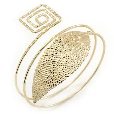 Fashion Punk Style Exaggerated Personality Musical Note Shape Open Bracelet Leaf Armband Bracelet for Women, Gold silver
Fashion Punk Style Exaggerated Personality Musical Note Shape Open Bracelet Leaf Armband Bracelet for Women, Gold silver