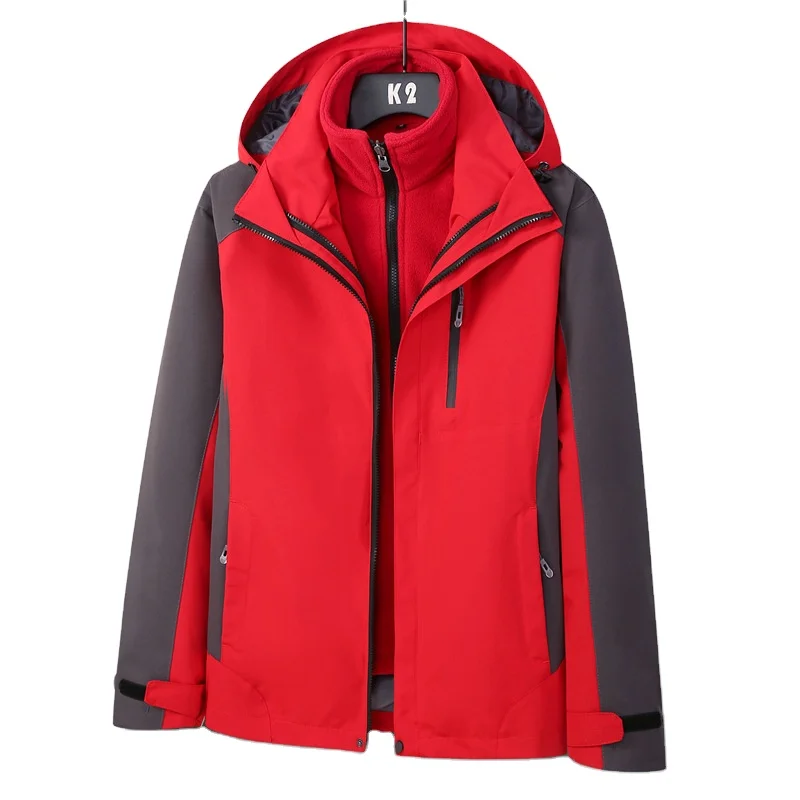 Autumn and winter outdoor plus velvet winter warm jacket two-piece mountaineering suit three-in-one men's and women's overalls
Autumn and winter outdoor plus velvet winter warm jacket two-piece mountaineering suit three-in-one men's and women's overalls
