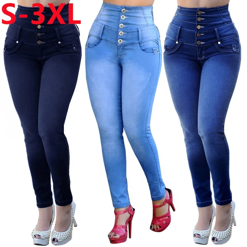 2022 Customized Fashion New Denim Pencil Pants Ladies High Waist Button Solid Color Stretch Tight Women Casual Trousers Jeans, Customized color
2022 Customized Fashion New Denim Pencil Pants Ladies High Waist Button Solid Color Stretch Tight Women Casual Trousers Jeans, Customized color