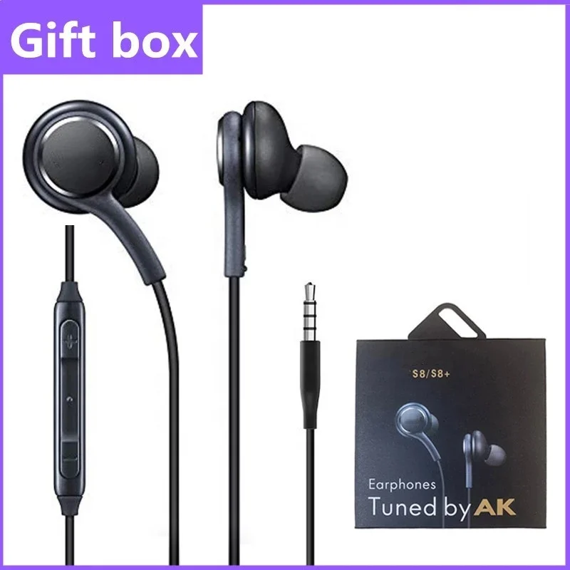 Hot Selling 3.5mm In-ear Microphone Earphone Earbud With Mic Wired Headset For Samsung s8 with retail box, Black/white
Hot Selling 3.5mm In-ear Microphone Earphone Earbud With Mic Wired Headset For Samsung s8 with retail box, Black/white