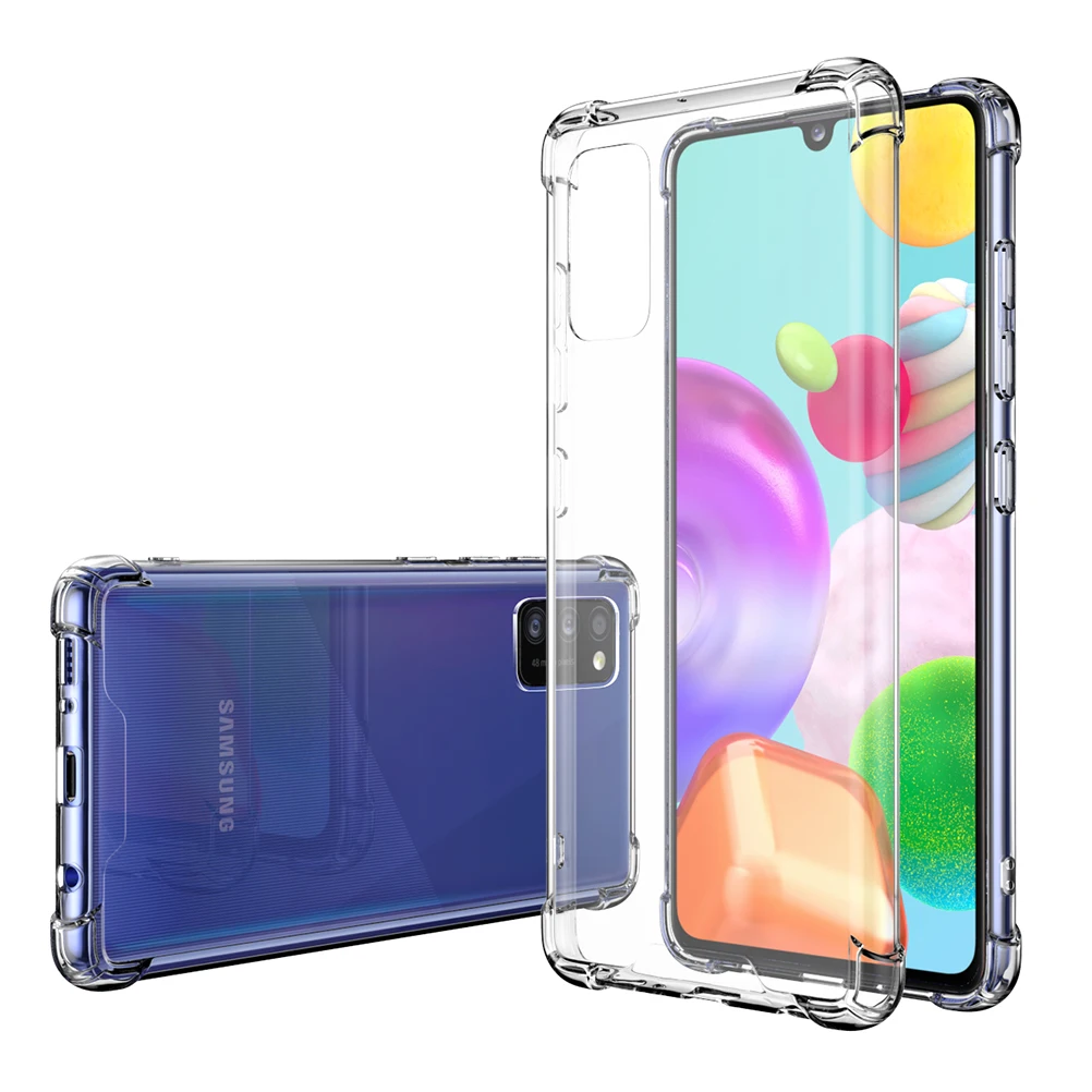 Reinforced Corners Transparent Soft TPU Shockproof Phone Case for Samsung Galaxy A41
Reinforced Corners Transparent Soft TPU Shockproof Phone Case for Samsung Galaxy A41