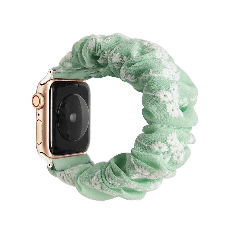 elastic custom embroidery design scrunchie band for apple watch, loop strap for iwatch 44mm 42mm 40mm 38mm, Multi-color for option
elastic custom embroidery design scrunchie band for apple watch, loop strap for iwatch 44mm 42mm 40mm 38mm, Multi-color for option