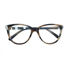 Mazzucchelli acetate material pc lenses women optical frame glasses with blue light lens