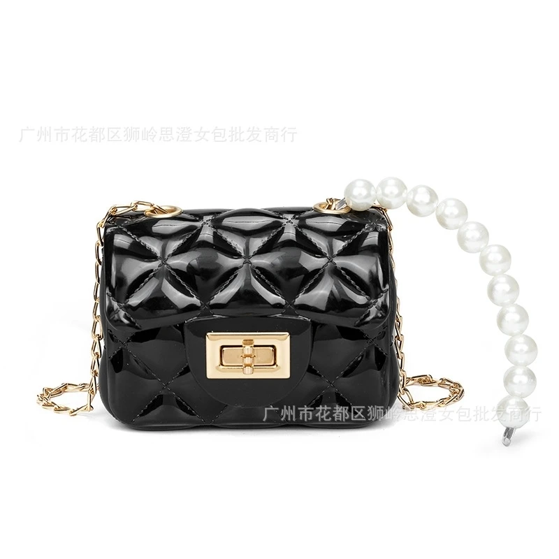 Luggage, Bags Cases Jelly Bag Bags Children's Women's Chain Pearl Handbag Rhombic Handbags
Luggage, Bags Cases Jelly Bag Bags Children's Women's Chain Pearl Handbag Rhombic Handbags